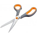 AmazonBasics Multipurpose, Comfort Grip, Titanium Fused, Stainless Steel Office Scissors - Pack of 3