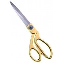 10.5'' Gold Fabric Scissors Stainless Steel sharp Tailor Scissors clothing scissors Professional Heavy Duty Dressmaking Shears Sewing Tailor