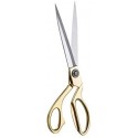 10.5'' Gold Fabric Scissors Stainless Steel sharp Tailor Scissors clothing scissors Professional Heavy Duty Dressmaking Shears Sewing Tailor