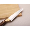 VARWANEO Kitchen Knife Carbon Stainless Steel Chef's Knife with Pear Tree Handle 6.7 Inch